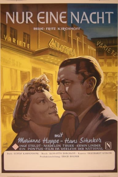Nur eine Nacht poster