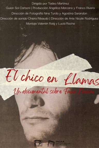 El chico en llamas poster