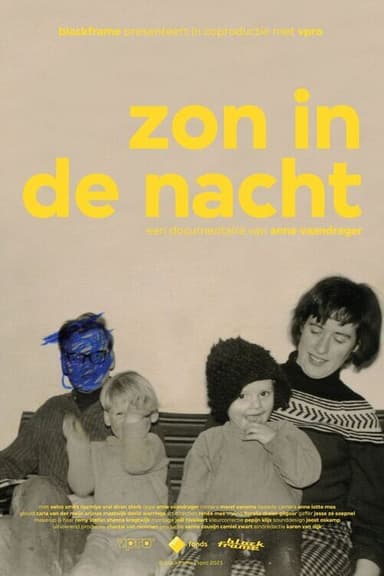 Zon in de nacht poster