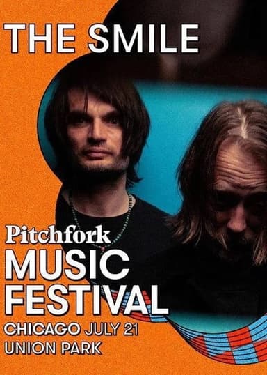 The Smile: Pitchfork Music Festival 2023 poster