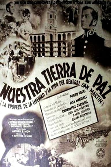 Nuestra tierra de paz poster