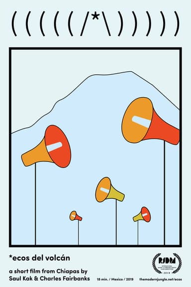 ( ( ( ( ( /*\ ) ) ) ) ) aka Echoes of the volcano poster