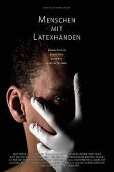 Menschen mit Latexhänden poster