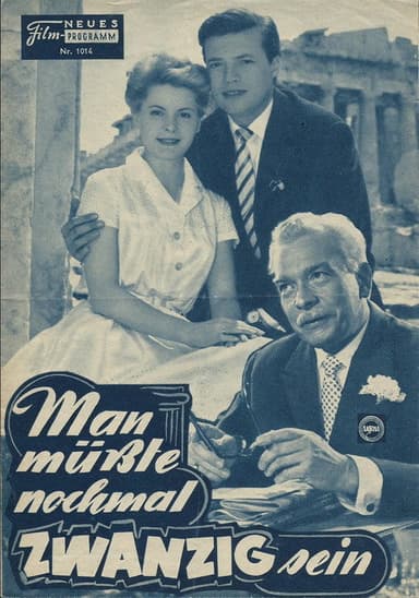 Man müßte nochmal zwanzig sein poster