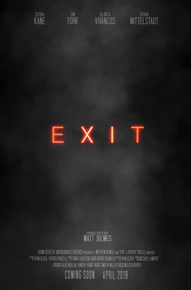 Exit poster