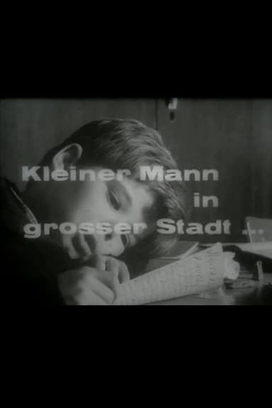 Kleiner Mann in grosser Stadt... poster