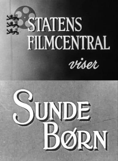 Sunde børn poster