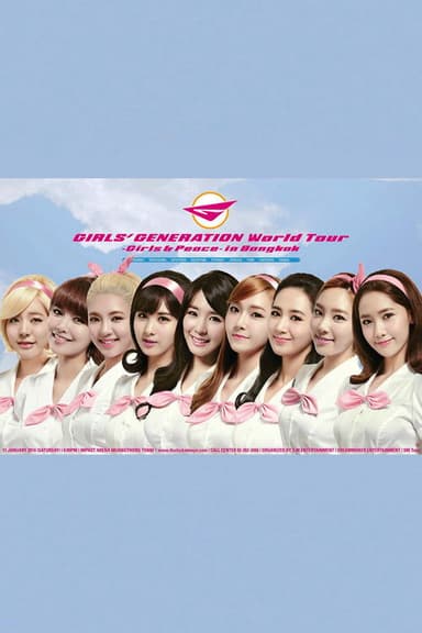 Girls' Generation World Tour -Girls & Peace- in Seoul poster
