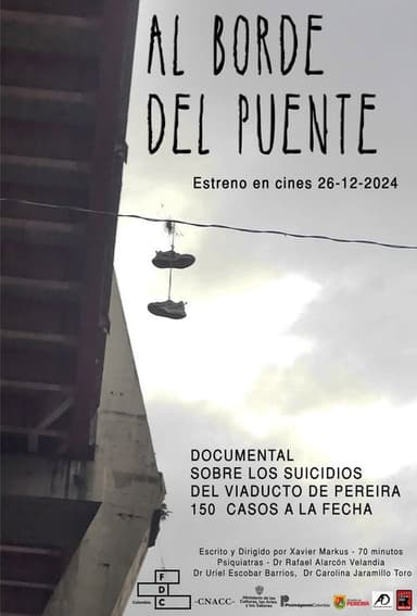 Al borde del puente poster