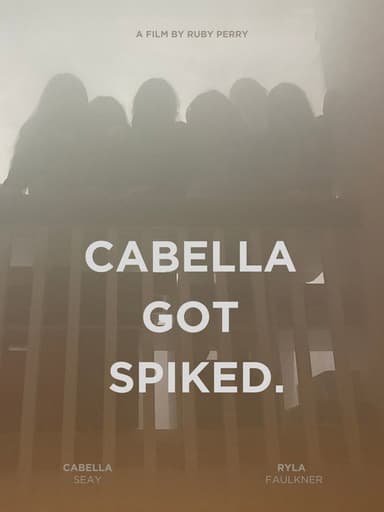 CABELLA GOT SPIKED. poster