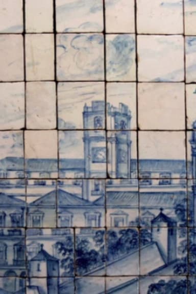 Azulejo or Visual Illusion poster