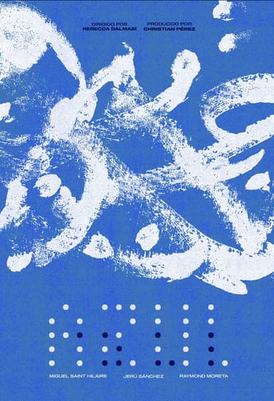 Blue poster