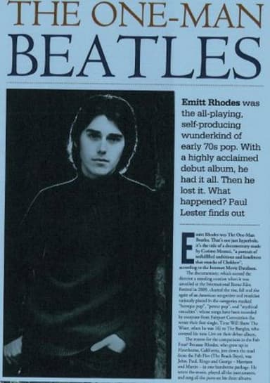 The One Man Beatles poster