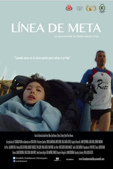 Línea de meta poster