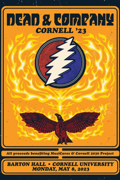 Dead & Company:  Cornell '23 poster