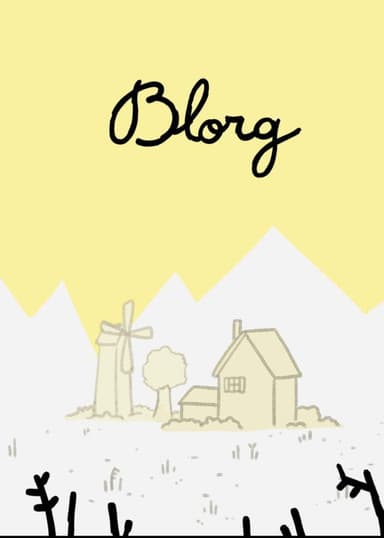 Blorg poster