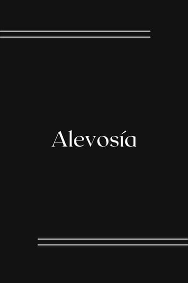 Alevosía poster