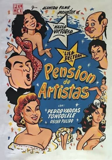 Pensión de artistas poster