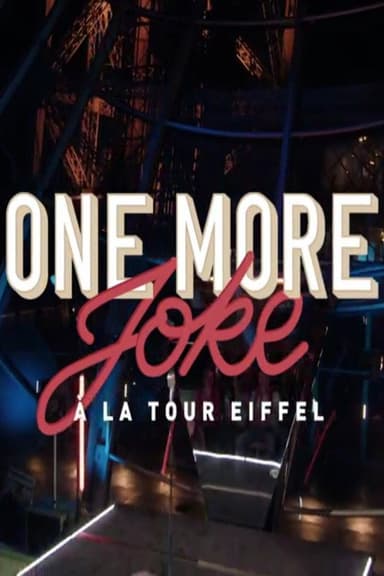 One More Joke à la tour Eiffel Paris rétro poster