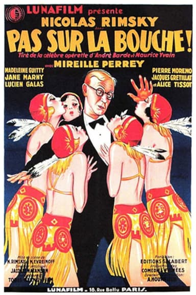 Not on the mouth poster