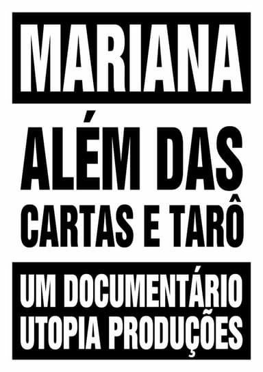 Mariana - Além das Cartas e Tarô poster