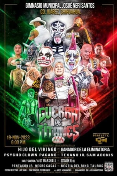 AAA Guerra De Titanes 2023 poster