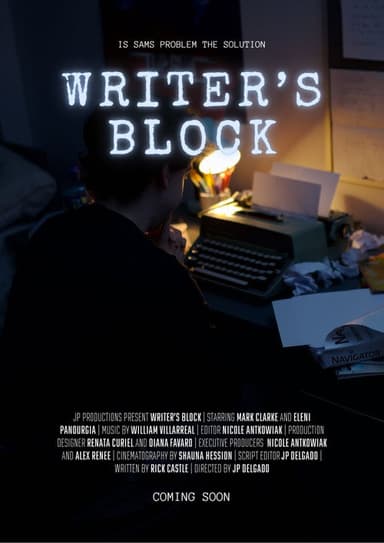A Writer's Block poster