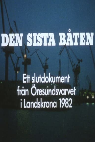 Den sista båten poster