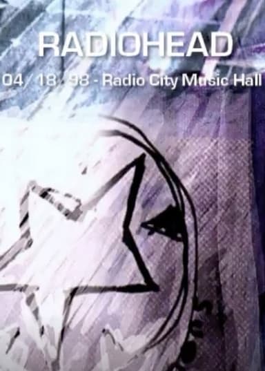Radiohead:  Live At Radio City Music Hall 1998 poster