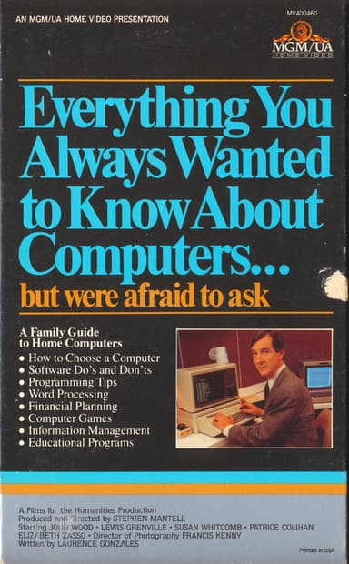 Everything You Always Wanted to Know About Computers... But Were Afraid to Ask poster