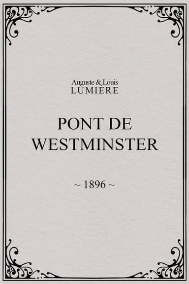 Pont de Westminster poster