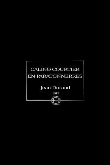 Calino courtier en paratonnerres poster
