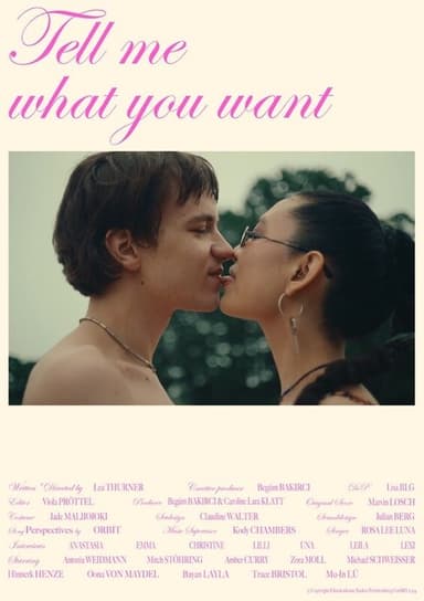 Tell Me What You Want poster