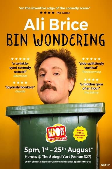 Ali Brice - Bin Wondering poster
