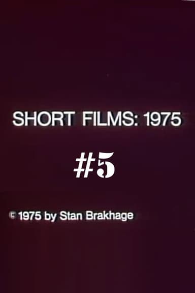 Short Films 1975: #5 (Niagara Falls) poster