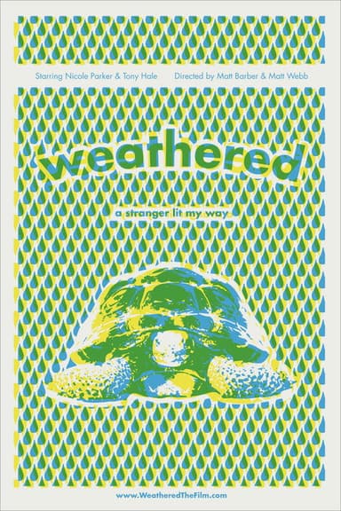 Weathered poster