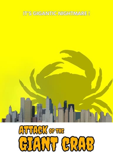Attack Of The Giant Crab poster