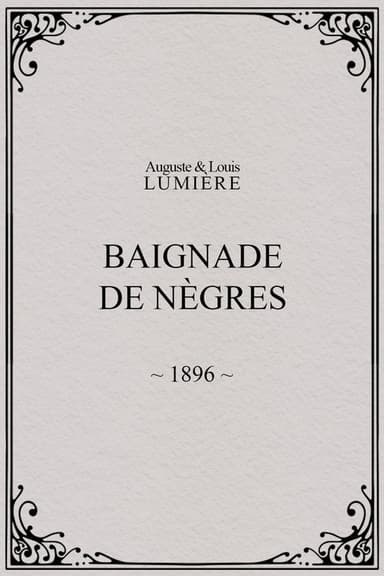 Baignade de nègres poster