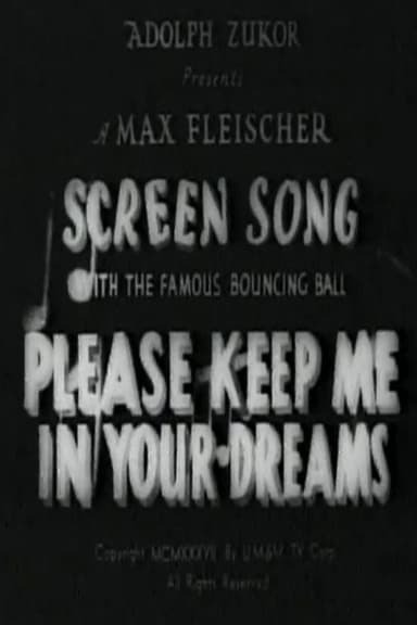 Please Keep Me in Your Dreams poster