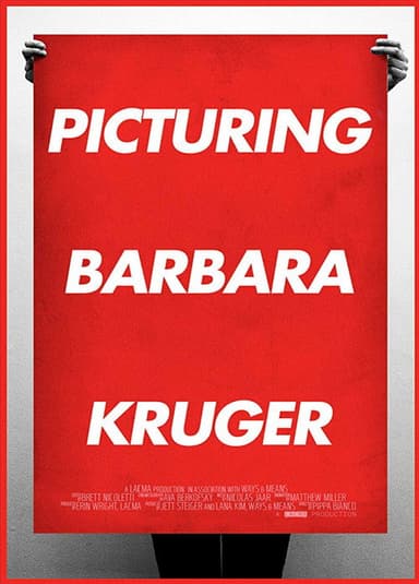 Picturing Barbara Kruger poster