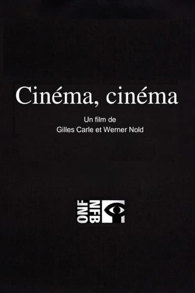 Cinéma, cinéma poster