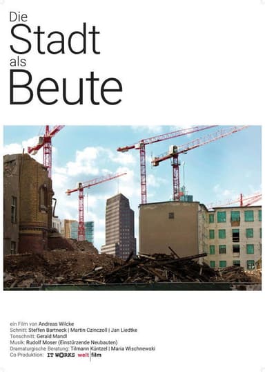 Die Stadt als Beute poster