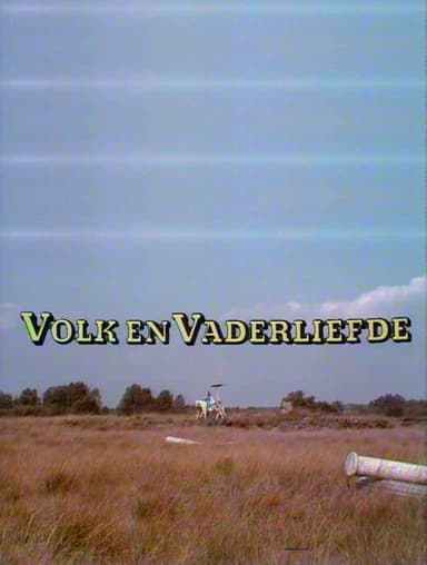 Volk en vaderliefde poster
