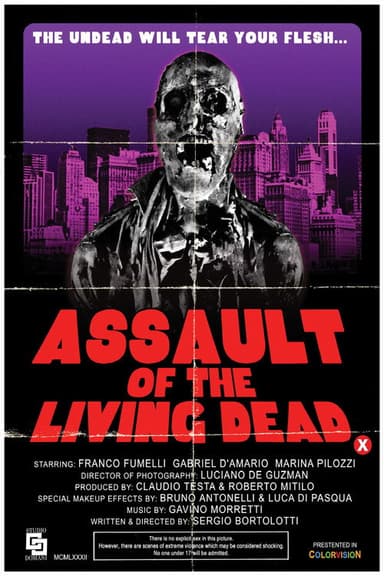 Attacco dei Morti Viventi poster