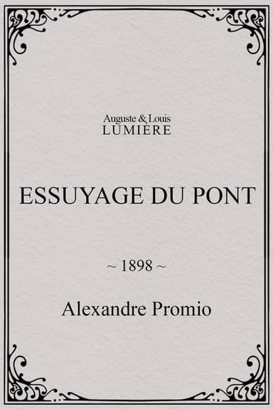 Essuyage du pont poster