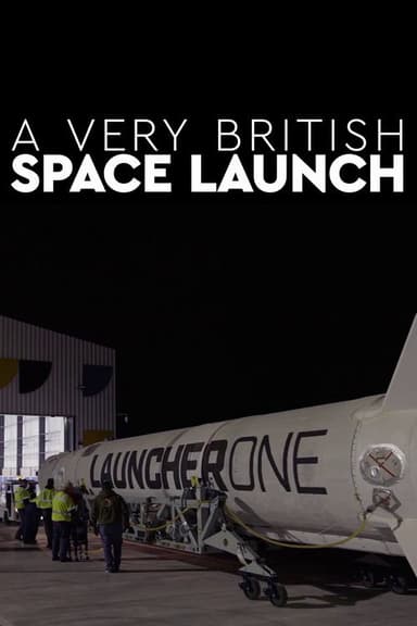 A Very British Space Launch poster