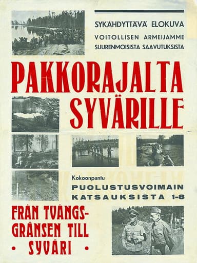 From the Dictated Border to the Svir River poster