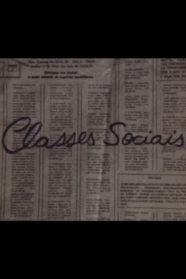 Classes Sociais poster