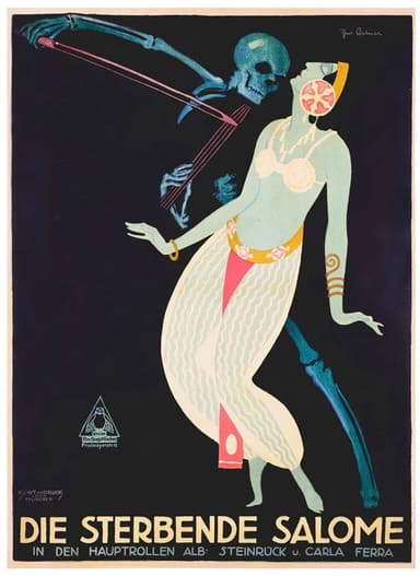 Die sterbende Salome poster