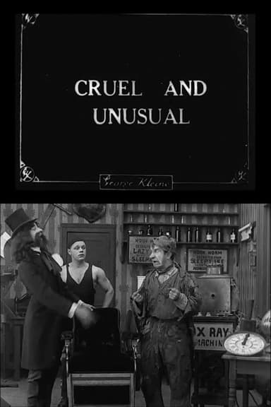 Cruel and Unusual poster